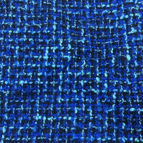 J. Crew Factory Blue Tweed Wool Blend Skirt Women's Size 10 - Picture 3 of 4